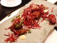 雨花石烧牛肋条-广州文华东方酒店·江-由辉师傅主理