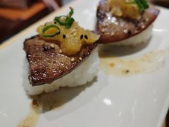 鹅肝配苹果酱握寿司-喜寿司(金狮广场店)