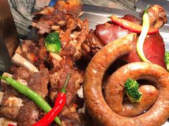 烧烤及肉车-威海蓝海御华大饭店·蓝钻美食自助百汇