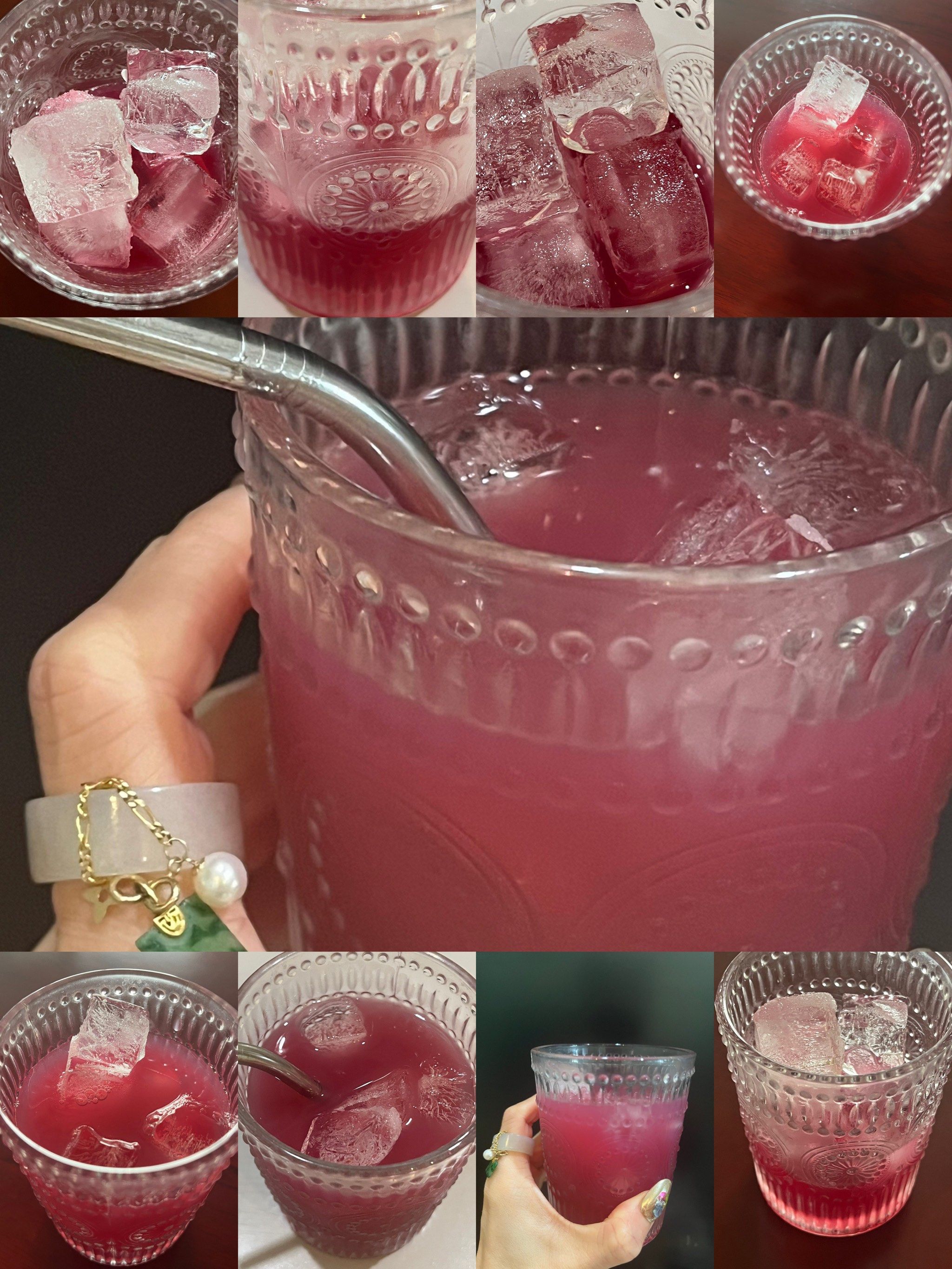 秋天里的第一杯石榴汁天然果味超满足