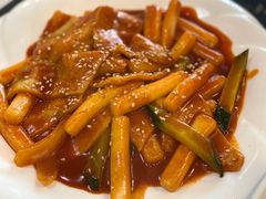 鱼饼炒年糕-桃园中华料理炸酱面(燕儿岛路店)