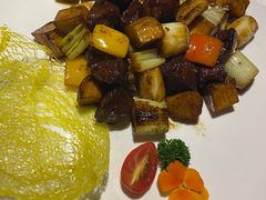 杏鲍菇炒牛柳粒-江南赋(内蒙古大厦店)