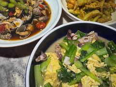 笔管鱼小青菜-大胡同天津菜·海肠捞饭·津门皮皮虾锅贴一绝(西姜井店)