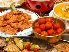 -东来菜馆•手抓海鲜家常菜•海鲜锅贴