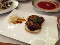 法式香煎鹅肝红酒牛肝菌佐时蔬-莫斯科餐厅