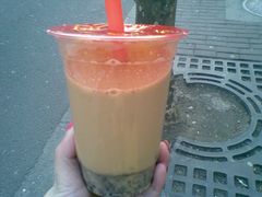 黑米奶茶02-陈记甜品窝(中山北路店)