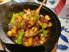 石锅杭椒牛蛙-桂满陇天书(南京德基旗舰店)