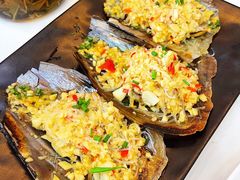 蒜蓉粉丝烤带子-覃记海鲜美食餐厅