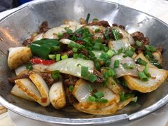 铁板酱爆鸭舌-凤城康记饭店