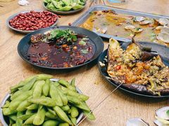 盐水毛豆-老虎滩大连海鲜烧烤(建邺云锦路总店)