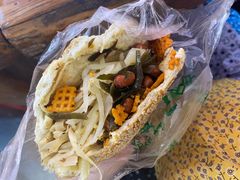 花干夹菜-三兄弟高炉烧饼