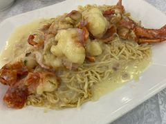 芝士焗龍蝦伊麵底-沙田新强记烧鹅海鲜酒家
