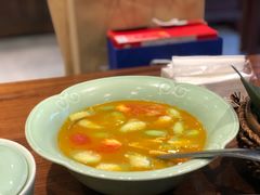 笋干丝瓜番茄汤-虎哥私房菜(馒头山店)