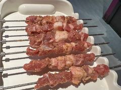 现穿羊肉串-丰茂烤串(钦州北路店)