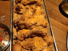 黄金芝士无骨炸鸡-包装马车·韩国料理·포장마차