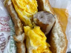 德式图林根香肠炒双蛋堡-麦当劳(银泰城店)