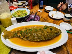 黄河大鲤鱼-食欲老院子荆芥疙瘩汤(经五路店)