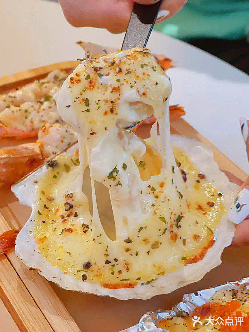 芝士爱好者看过来👀海鲜✖️芝士味道浓郁🧀