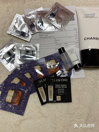 今天的快乐来自兰蔻和雅诗兰黛的小样