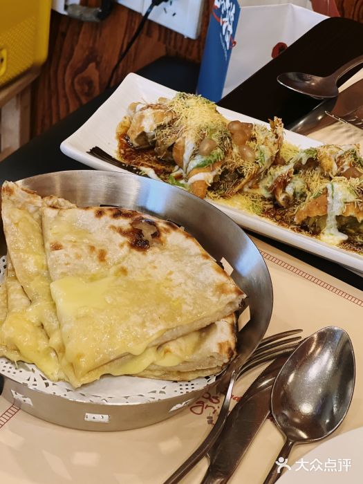 克比叔叔印度餐厅Kebabs on the Grille(永康路分店)芝士馕饼图片
