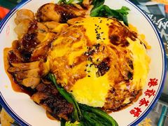 芝士滑蛋鸡扒饭-港爺茶檔·茶餐厅(东晓南路店)