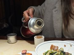 腊肉炒洪山菜苔-老村长•湖北菜(欢乐大道店)