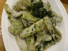 荠菜炒青年糕-小溪桥三号院子(华庄店)