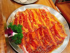 -明洞阿姨·韩式酱蟹烤肉·创意料理(方庄店)