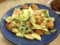 炸鸡色拉-郑阿姨的家·이모네·韩料&烤肉(武川路店)