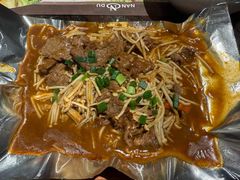 铁板沙嗲金菇牛肉例-南都咖啡西餐厅(天誉店)