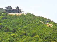 远眺宁邦寺-穹窿山景区