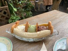 三色冰淇淋香蕉船-古董花园(思南路42弄小区店)