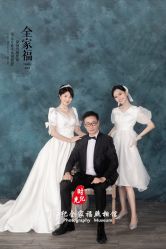 -时光纪亲子全家福照相馆(静安店母女写真父母纪念照)