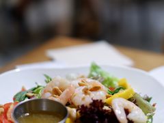 鲜柚芒果沙拉佐冰花酸梅酱-HELLO 27 意面·沙拉·帕尼尼