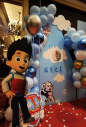 -小鲤鱼生日气球派对会场策划布置