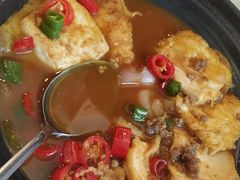 生煎豆腐-河畔春天时尚餐厅