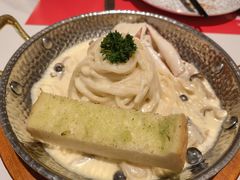 培根奶油意面-赤火牛排(金狮广场店)