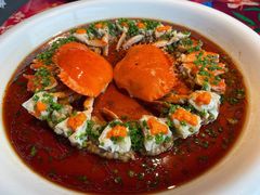 糟骨头黑豚肉碎蒸膏蟹-上海滩餐厅(BFC外滩金融中心店)