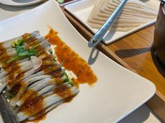 秋葵拌沙虫-黑明餐厅(白鹭洲店)
