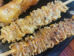 盐烤鸡皮-鸟串烧Yakitori