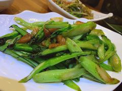 猪油渣炒菜心-金穗园·砂锅粥.醉鸡煲火锅(长寿路店)