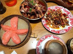 火龙果鲜虾饺皇子粑-乐乐大排档·30年老字号(浙江路店)