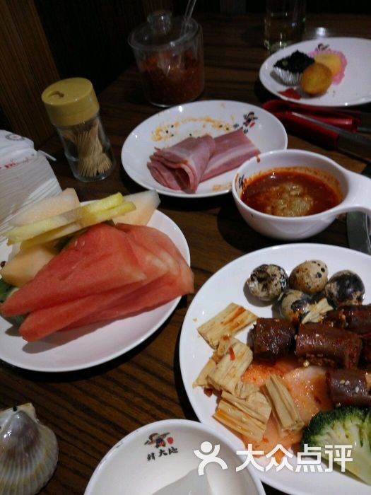 韩大地自助烧烤城(五一广场店)热菜,水果图片 - 第3张