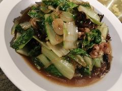 崂山菇炒小白菜-谷语桃源(金色现河店)