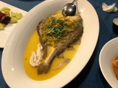 雪菜蒸野生大黄鱼-麟1929(外滩店)