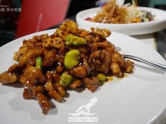 酱爆桃仁鸡丁-京味斋·北京烤鸭(华威桥北工大店)