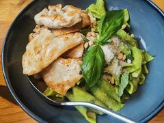 自制蒜香罗勒面-The Diner X餐厅(青岛万象城店)
