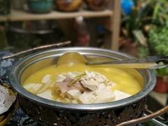 手工豆腐笋干汤-国生茶庄·地道农家菜团建活动