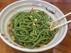 西红柿鸡蛋面-手擀菠菜面(西康路店)