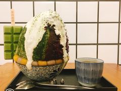抹茶生乳かき氷-WONDER ICE 萬得冰田(建設路总店)